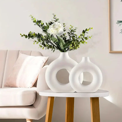 Elegante Vase für ein ruhiges Interieur